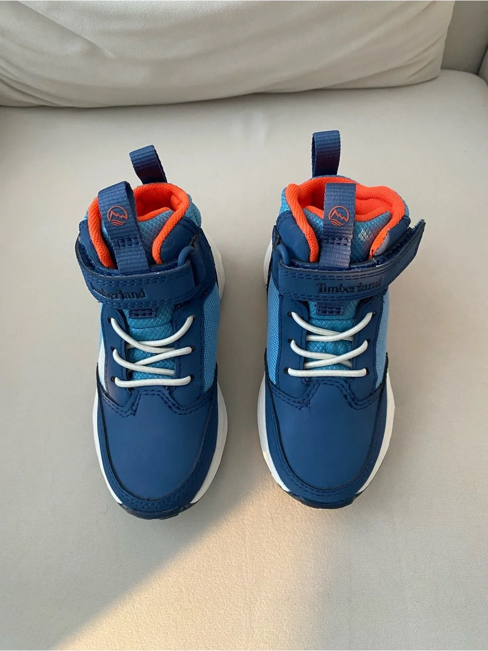 Timberland Blue and Orange Motion Access Boots 7 Toddler